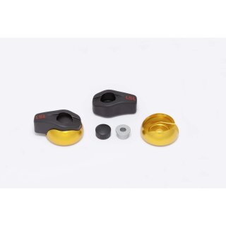 LSL Crash-Pads, gold Aluminium, gold