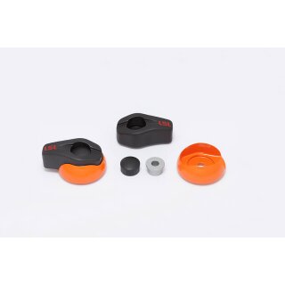 LSL Crash-Pads, orange Aluminium, orange