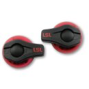 LSL Crash-Pads, rot-lasiert Aluminium, rot