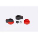 LSL LSL Crash-Pads, signalrot Aluminium, signalrot