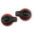 LSL LSL Crash-Pads, signalrot Aluminium, signalrot