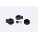 LSL Crash-Pads, schwarz Aluminium, schwarz