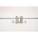 LSL CRASH PAD® Anbaukit CBF 500, 04- Aluminium, silber