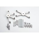 LSL CRASH PAD® Anbaukit GSX-R 600/750, 06-10 Aluminium, silber