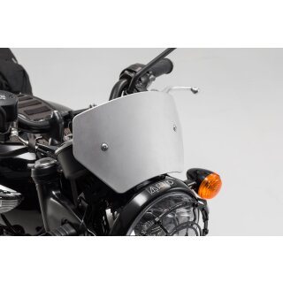 Windschild Silbern Triumph Bonneville T100 (16-)/T120 (15-)