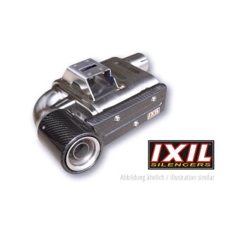 IXIL X55 Auspuff KTM Duke 125 17- E-geprüft, schwarz