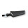HIGHSIDER LED Sequenz-Blinker STS 1, schwarzes 2C Gehäuse, getöntes Glas. Aluminium, schwarz/silber