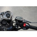 LSL CNC Deckel hochglanz silber für Bremsb. div. TRIUMPH Aluminium, silber