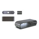 HIGHSIDER CNC Einschweißgehäuse für SHORTY und SHORTY 2 PRO, Stück Stahl, silber