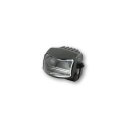 HIGHSIDER LED- Abblendscheinwerfer COMET- LOW, matt schwarz , schwarz