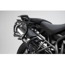 Adventure-Set Gepäck Schwarz. Triumph Tiger 800...