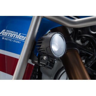 EVO Nebelscheinwerfer-Kit Schwarz. Honda CRF1000L Adv Sports (18-).