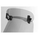 MRA Vario-Spoiler-Aufsatz VSA-TYP B 33/22 cm, rauchgrau, inkl. Klemme PMMA, rauchgrau