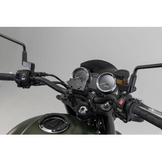 Navi-Halter im Cockpit Schwarz. Kawasaki Z900RS/ Cafe / SE (17-).