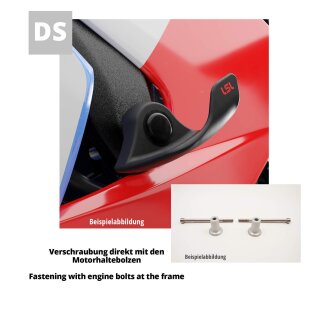 LSL Ersatzteil für Crash-Pad Kit 550S064, SUZUKI GSF/GSX , silber