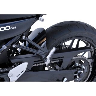 BODYSTYLE Hinterradabdeckung mit Alu-Kettenschutz KAWASAKI Z900 RS 2018 bis 2019 schwarz/silber/gold Metallic Spark Black, 660/15Z