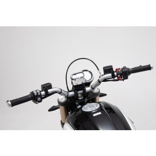 Navi-Halter am Lenker Schwarz Duc Scrambler 1100/...