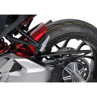 BODYSTYLE Hinterradabdeckung mit Alu-Kettenschutz HONDA CB1000R 2018 silber Matt Bullet Silver Metallic, NH389M