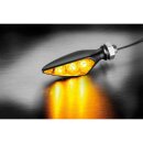Blinker Rhombus S Dark, schwarz, getntes Glas, VR / HL,...