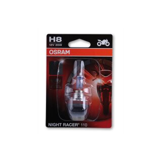 OSRAM H8 Glühlampe, NIGHT RACER 110, Abblendlicht, 12V 35W PGJ19-1