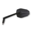 HIGHSIDER VICTORY-X Spiegel Aluminium, schwarz