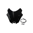 MRA Spoilerscheibe, MT-07, 18-, schwarz PMMA, schwarz