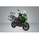TRAX ADV Topcase-System Silbern. Kawasaki Versys 650 (14-).