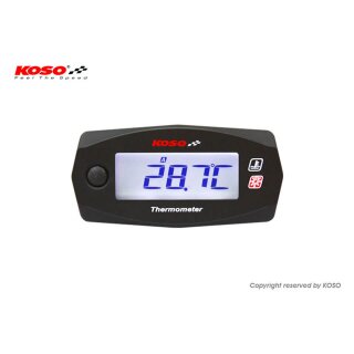 KOSO Dual Thermometer Mini 4 (Batterie) bis 250 Grad