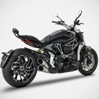 Zard Auspuff XDiavel Edelstahl Full Kit 2-1-2 EG-Zulassung 2017-2019