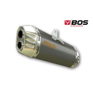 BOS Endtopf Desert Fox, carbon steel, BMW R 1250...