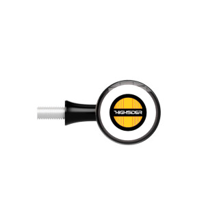 HIGHSIDER ROCKET BULLET LED Blinker/Positionslicht Aluminium, schwarz
