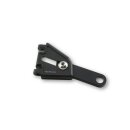 HIGHSIDER CNC Alu Lampenhalter EXTEND, schwarz, längenverstellbar Aluminium, schwarz