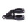 HIGHSIDER CNC Alu Lampenhalter Set EXTEND für Ø 47-49-50-52-54 mm, längenverstellbar, schwarz Aluminium, schwarz