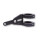 HIGHSIDER CNC Alu Lampenhalter Set EXTEND für Ø 47-49-50-52-54 mm, längenverstellbar, schwarz Aluminium, schwarz