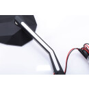 HIGHSIDER STEALTH-X3 Spiegel mit LED Positionslicht Aluminium, Kunststoff, schwarz