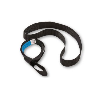 Doppelschlaufe, Nylon, schwarz