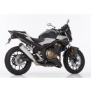 SHARK DSX-7 Auspuff HONDA CBR500R 2019 bis 2023 silber