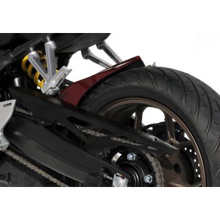 BODYSTYLE Hinterradabdeckung mit Alu-Kettenschutz HONDA CB650R 2019 bis 2020 silber Matt Crypton Silver Metallic