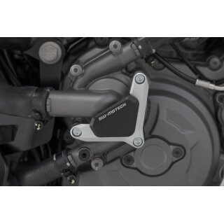 Wasserpumpenschutz Schwarz/Silbern. Ducati Modelle.