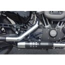 LSL Fußrastenanlage Harley Davidson 17-, schwarz Aluminium, schwarz