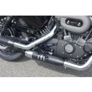 LSL Fußrastenanlage Harley Davidson 17-, schwarz Aluminium, schwarz