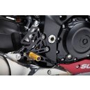 LSL Fußrastenanlage GSX-S 1000 /F 17-, schwarz Aluminium, schwarz