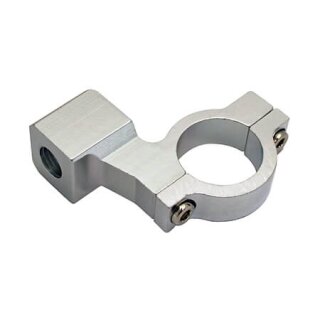 Motorrad Spiegel CNC-Spiegelschelle silber f. 7/8 Zoll Lenker