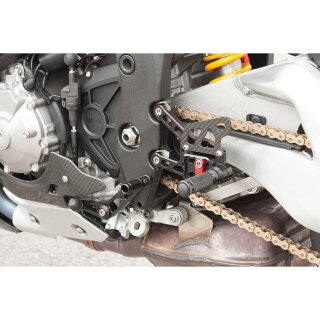LSL 2-Slide Fußrastenanlage YZF-R1 17-, Fixierstück rot...