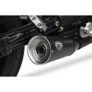 ZARD Edelstahl-Endtopf Moto Guzzi V9 Bobber - Roamer (Euro 4) Short Slip-on 2-2 (2016-2019)