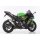 HURRIC Supersport Auspuff KAWASAKI ZX-6R 2019 bis 2020 silber