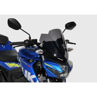 Naked-Bike-Scheibe SUZUKI GSX-S 125 2017 bis 2021 schwarz getönt (durchsichtig)