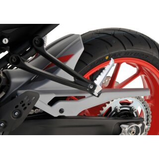 BODYSTYLE Hinterradabdeckung YAMAHA MT-09 / SP 2019 bis 2020 grau/rot Mat Light Grey Metallic4, MLNM/Vivid Yellowish Red Solid6, VYRS6 (Ice Fluo)