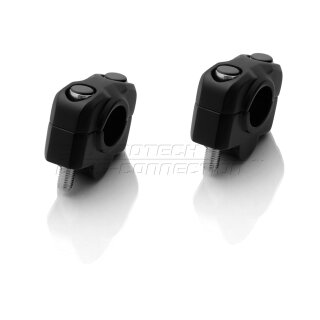ø 22 mm. h 20 mm. Schwarz.